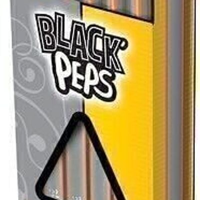 Graphitstifte BLACK'PEPS 2H Gummispitze in Kartonschachtel