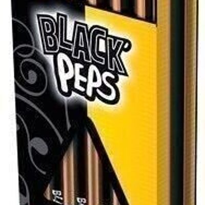 Crayons Graphite embout gomme BLACK'PEPS B en boîte carton