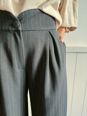Le pantalon Hudson - noir & blanc 1