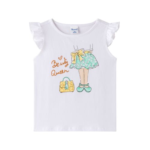 Camiseta "BEAUTY QUEEN" para niña junior