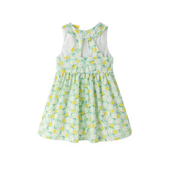 Robe verte avec marguerites 2