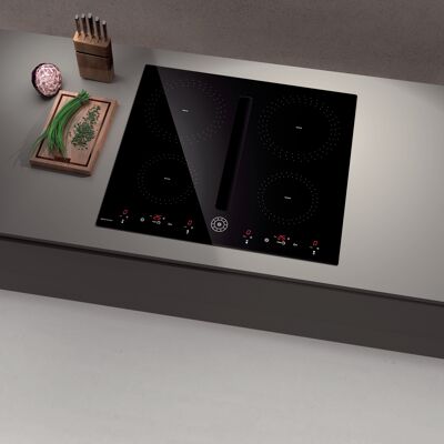 Baraldi induction hob with Diamond hood 60 cm