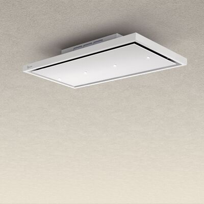 Baraldi ceiling hood Gea Free 90 cm, White 900 m3/h