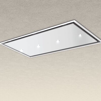 Baraldi Gea Hotte de plafond plate 120 cm, Blanc 800 m3/h