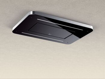 Baraldi hotte de plafond Stivia Soffitto 90 cm, noir 800 m3/h 1