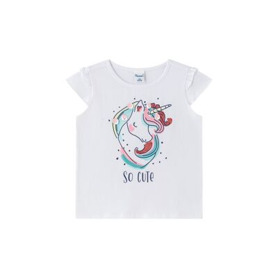 T-shirt con unicorno così carina per una ragazza