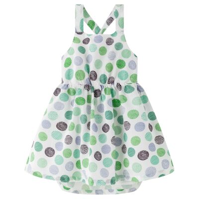 Robe à pois avec détails