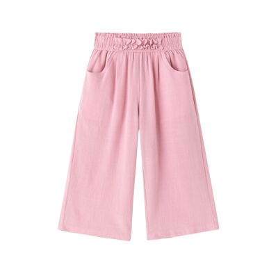 wide pink pants for girl