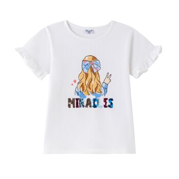 T-shirt miracles junior fille 1