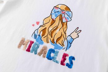 T-shirt miracles junior fille 3