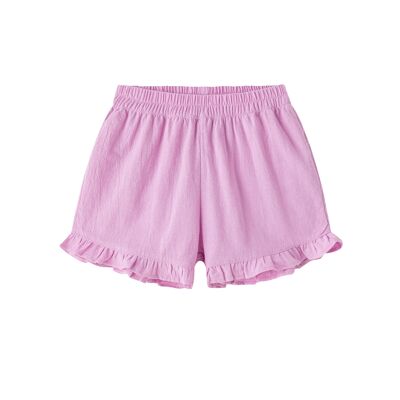 Shorts mit Rüschen unten