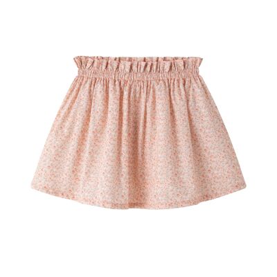 Pink flower skirt for girl