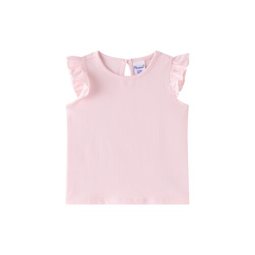Camiseta de niña básica en Rosa