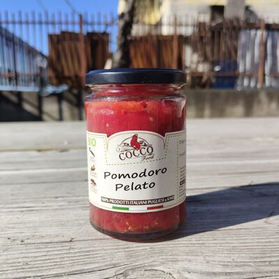 Organic hand peeled tomatoes 370ml - Ideal for Pasta