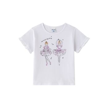T-shirt Danseuse de ballet junior fille 1