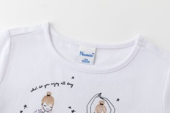 T-shirt Danseuse de ballet junior fille 3