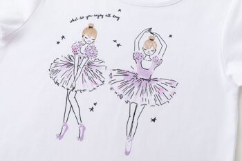 T-shirt Danseuse de ballet junior fille 4