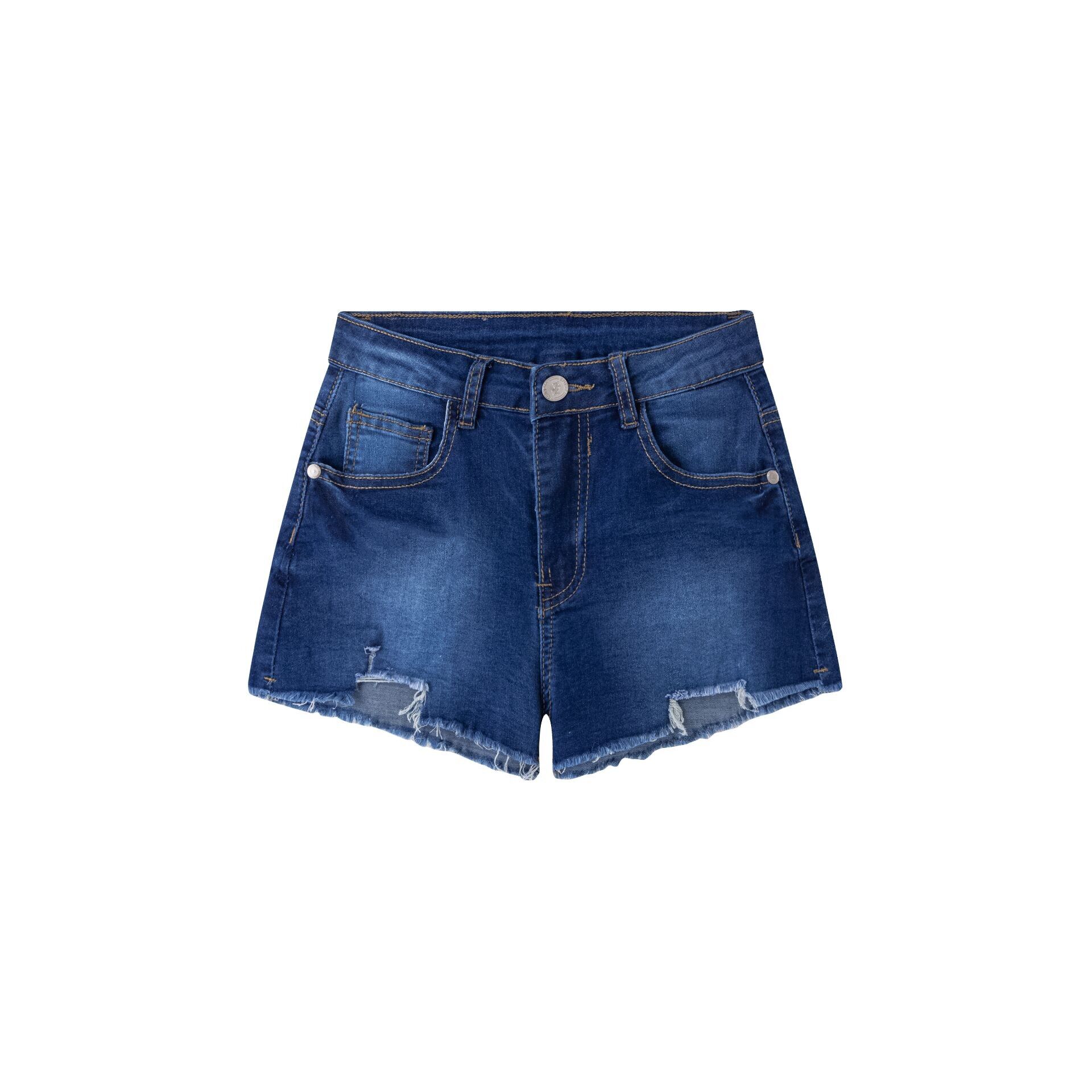 Buy wholesale Girl s frayed denim shorts