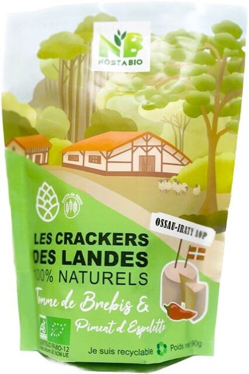 Crackers des Landes Brebis-Piment