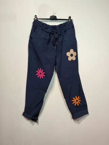 Moon Flower color trousers 2