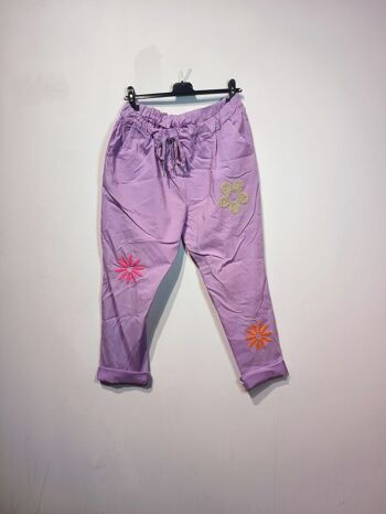Moon Flower color trousers 4