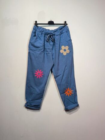 Moon Flower color trousers 5