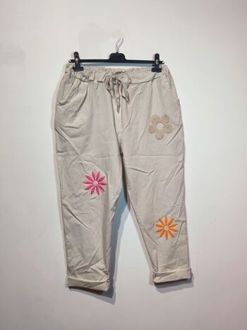 Moon Flower color trousers 8