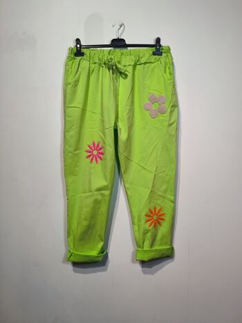 Moon Flower color trousers 11