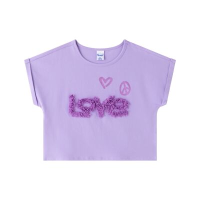 Girl's T-shirt with letters