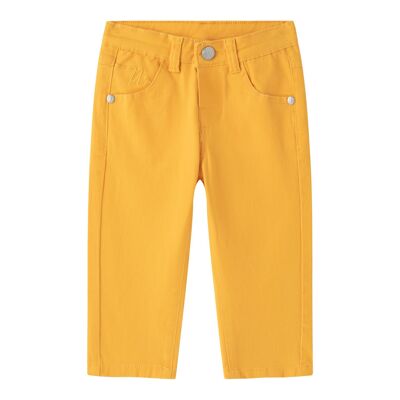 Yellow baby boy jeans