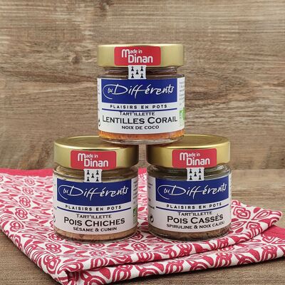 trio houmous apéro - idée cadeau