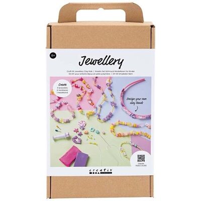 DIY children's jewelry kit - Make your own jewelry using polymer clay