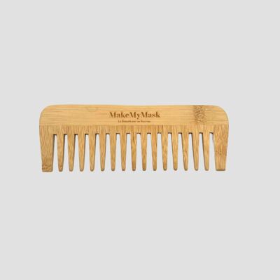 Wooden detangling comb