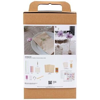 Kit DIY décoration de table - Pastel - 6 personnes 6