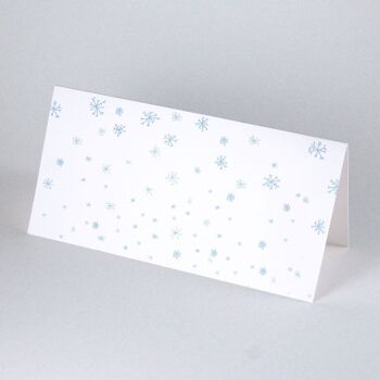 10 cartes de Noël avec enveloppes : flocons de neige 2