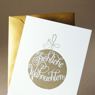 10 recycled Christmas cards with envelopes