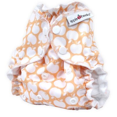 Washable diaper One Size (2.8 to 16kg) - All in two -Abracada Pom'