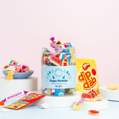 Joyeux anniversaire, baignoire à partager bleue