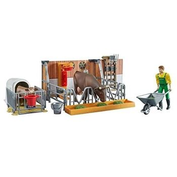Bruder - 62611 - Coffret bworld fermier avec figurine, animaux et accessoires 2