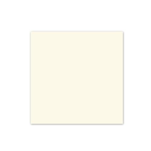 100 altweiße quadratische Einlegeblätter 15,7 x 15,7 cm