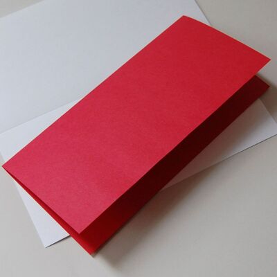 100 red inserts 20.6 x 20.6 cm