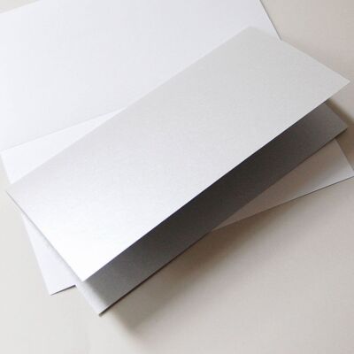 80 inserts argentés 20,6 x 20,6 cm