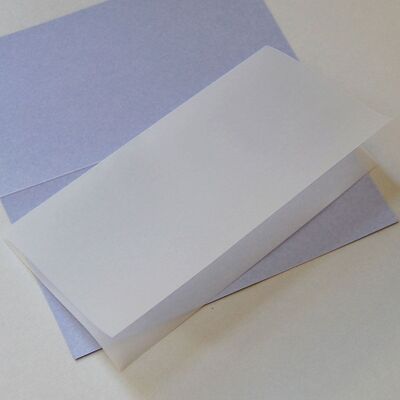 100 transparent insert sheets 20.8 x 20.8 cm
