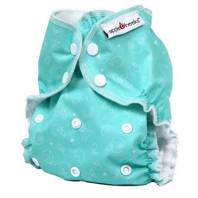 Washable diaper One Size (2.8 to 16kg) - All in two - Pom'pompidou