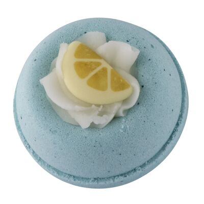 Citron de Menton foaming bath bomb enriched with shea butter