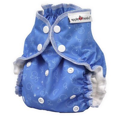Washable diaper One Size (2.8 to 16kg) - All in two - SaperliPom'pette