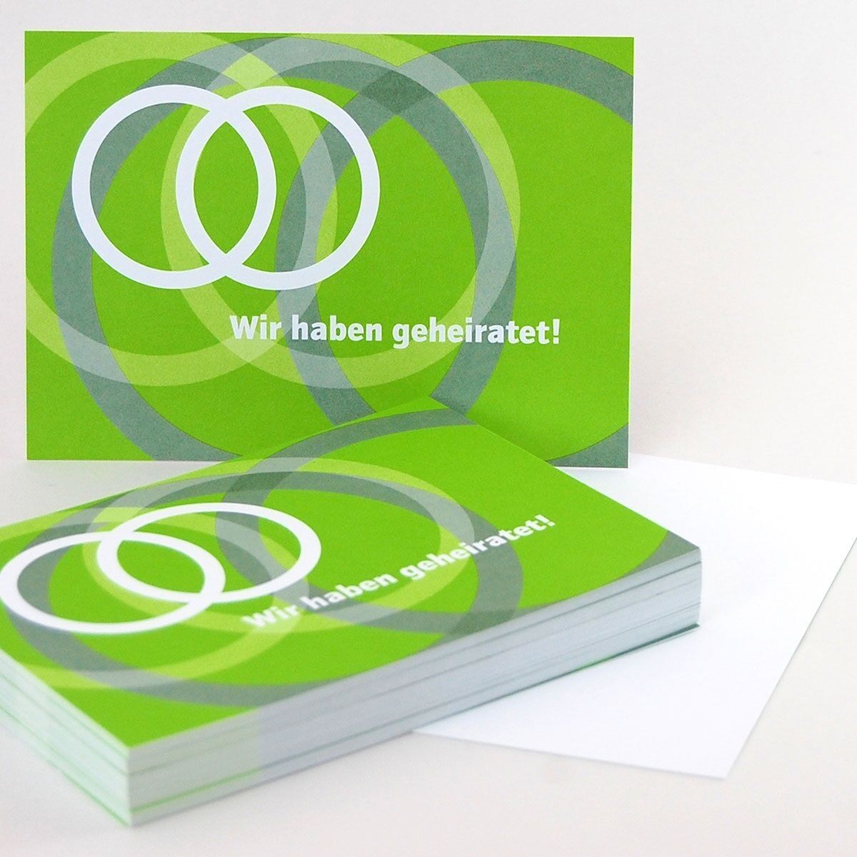 50 Postkarten: Wir haben geheiratet!