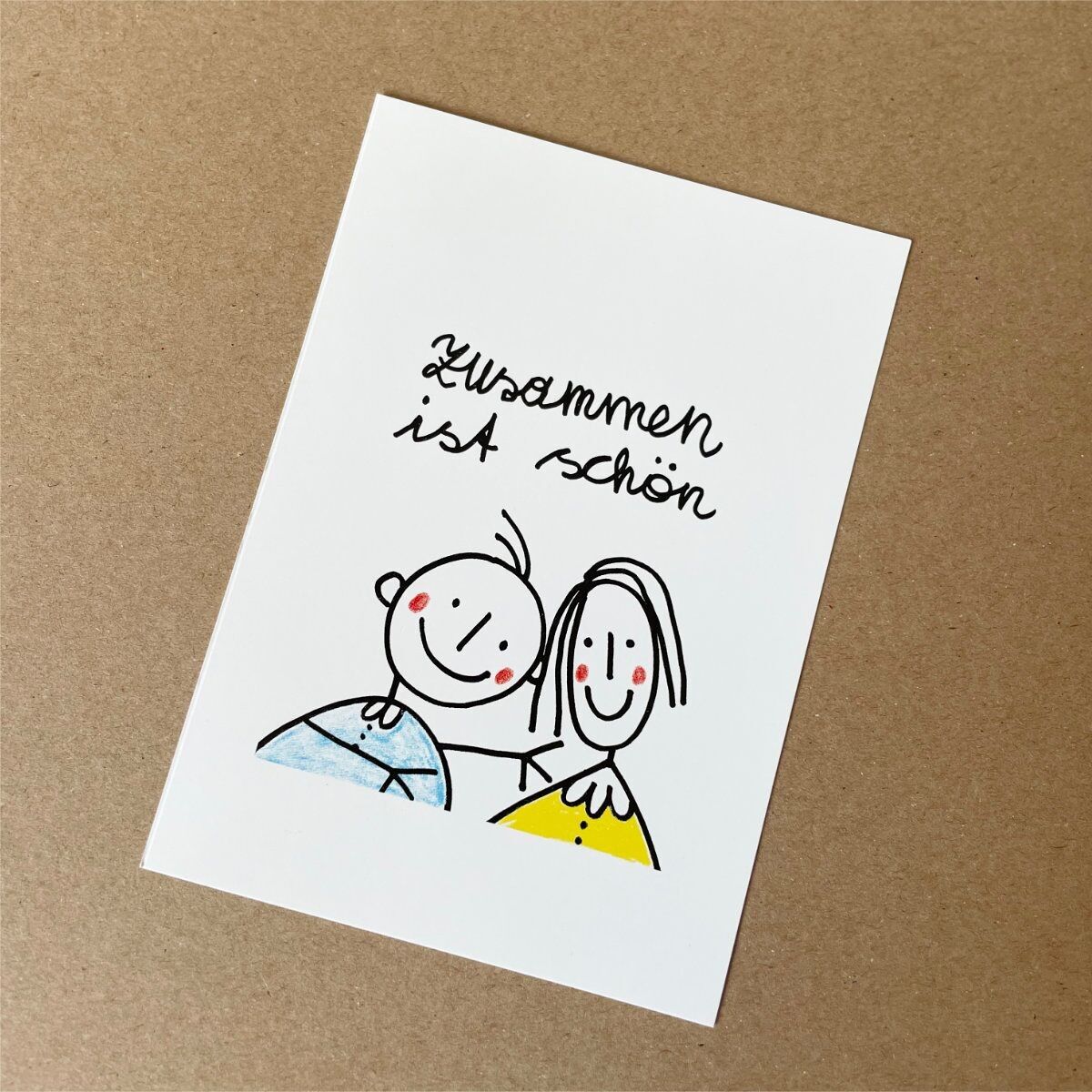 Ballonflugkarten: zusammen ist schön