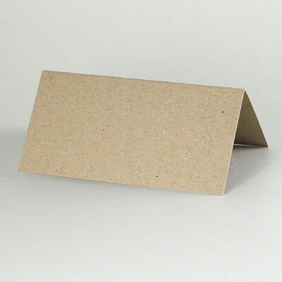 100 sand gray recycled place cards 5.5 x 11 cm
