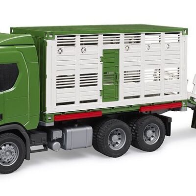 Bruder - 03548 - Camion de transport d'animaux Scania Super 560R  avec 1 animal